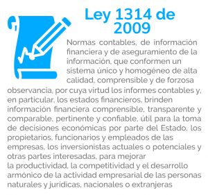 Implementar las NIIF ley 1314 del 2009