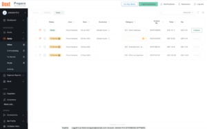 Plataforma dashboard Dext herramienta contable
